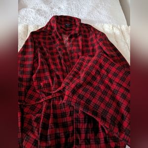 Nautica Plaid Sleepwear PJ Set size medium